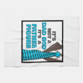 パパじゃない父親姿だ キッチンタオル (横)