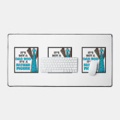 パパじゃない父親姿だ デスクマット (キーボード&マウス)