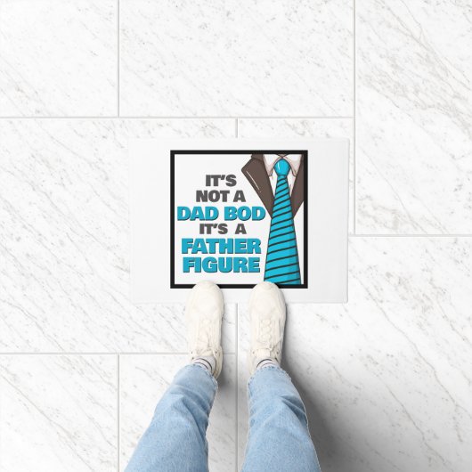 パパじゃない父親姿だ ドアマット (室内)