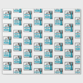 パパじゃない父親姿だ ラッピングペーパー (フラット)