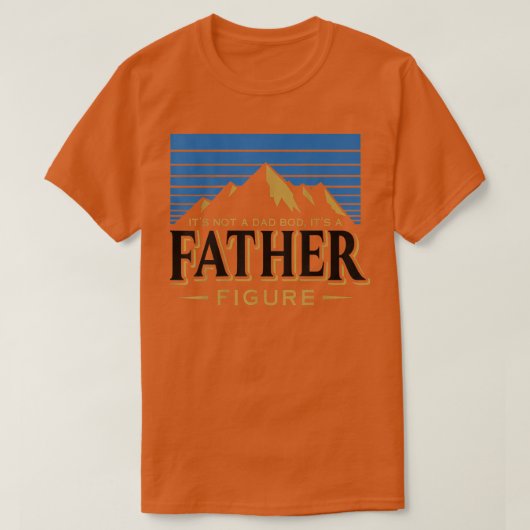 パパじゃない父親姿の父の日 Tシャツ (デザイン正面)
