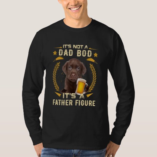 パパじゃない父親姿犬パパ1 Tシャツ (正面)
