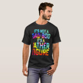 パパじゃない父親姿絞り染めファス Tシャツ (正面フル)