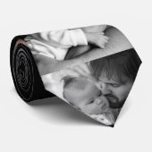 パパすごいタイポグラフィカスタムフォトファーザーズの日 ネクタイ (ロール)