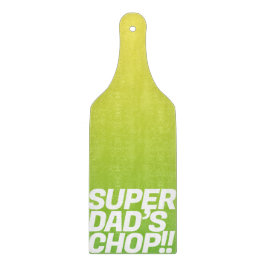 パパすごいチョップ |メッセーおもしろいジ カッティングボード