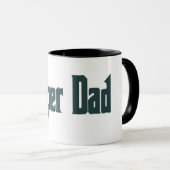 パパすごいトップ銃の父の日のギフトアイディアmag マグカップ (正面右)