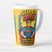 パパすごいマグ:完璧な父の日の贈り物! カフェラテマグ (右アングル)