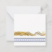 パパすごい写真コラージュHappy Father's Day Card ノートカード (裏面)