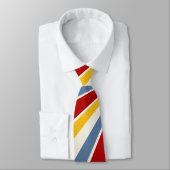 パパすごい漫画スタイルレッドイエローブルーファーザーズデイ ネクタイ (タイ)