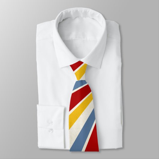 パパすごい漫画スタイルレッドイエローブルーファーザーズデイ ネクタイ (タイ)