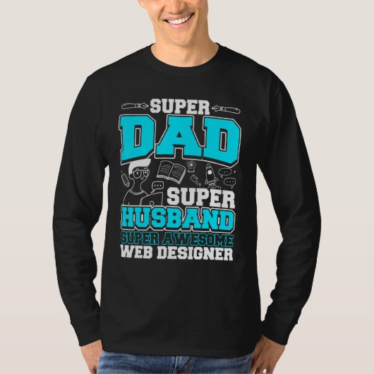 パパすごい素晴らしくもの巣Er Tシャツ (正面)