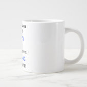 パパだから笑顔になるよ bl ジャンボコーヒーマグカップ (右)