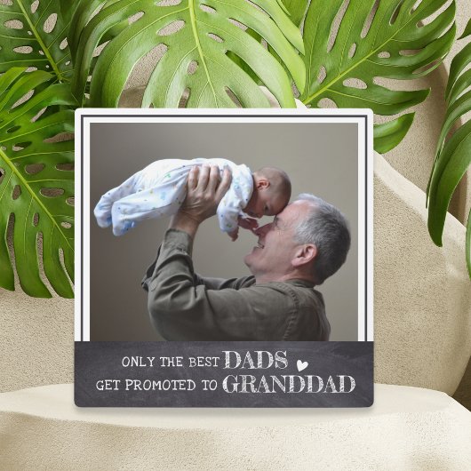 パパだけ最高のが祖父の写真に昇格する フォトプラーク