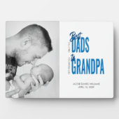 パパだけ最高のがGrandpa写真に昇格 フォトプラーク (正面)