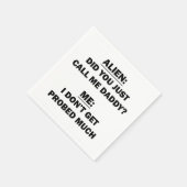 パパって呼んだの？ スタンダードカクテルナプキン (角)