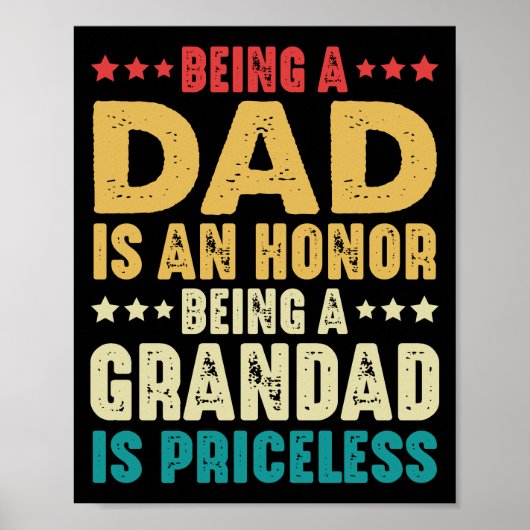 パパであることは名誉であり、偉大であることは貴重である ポスター (正面)