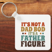 パパではない父親姿の父の日 キーホルダー (正面)