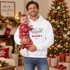 パパとしての初めてのクリスマスパーカー パーカ