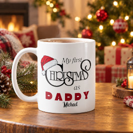 パパとしての初めてのクリスマスマグカップ コーヒーマグカップ