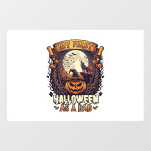 パパとしての初めてのハロウィン かぼちゃ オオカミ 月_1 ウィンドウサイン
