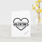 パパとして初めてのバレンタインカード カード (黄色い花)