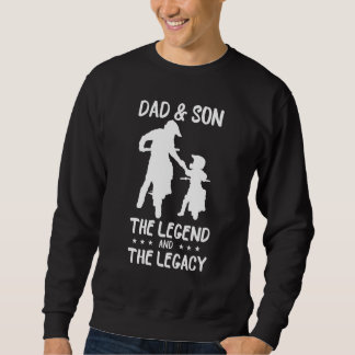 パパとソンザレジェンドとレガシーバイクB スウェットシャツ
