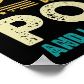 パパとポップの父の日おもしろいの2つのタイトル ポスター (角)