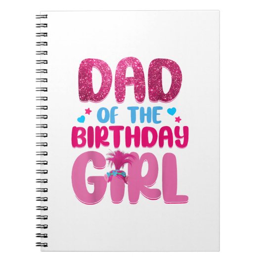 パパとママ誕生日ガールファミリーマッチング ノートブック (正面)