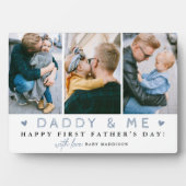 『パパとミー』 1日目の父の日3 xフォトコラージュ フォトプラーク (正面)