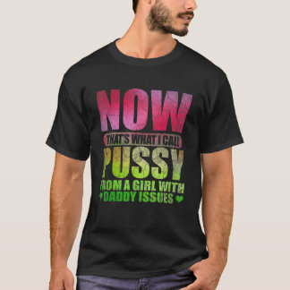 パパと一緒に大人のユーモア皮肉を言う少女から Tシャツ