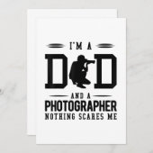 パパと写真家は何も私のギフトを怖がらない 案内状 (正面/裏面)