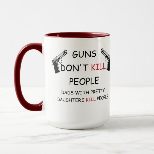 パパと娘かわいらしマグ マグカップ (左)