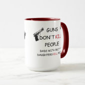 パパと娘かわいらしマグ マグカップ (正面右)