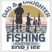 パパと娘の魚釣りパートナー シール (シート)