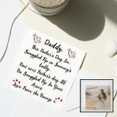 パパと心のこもった父の日と写真 招待状