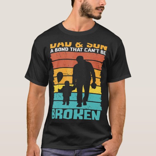 パパと息子の壊れることができない結合1 Tシャツ (正面)