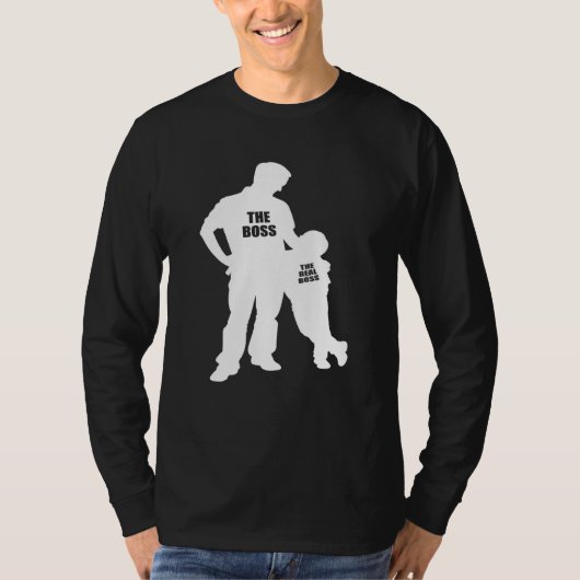 パパと息子ザ実在ボス2 Tシャツ (正面)
