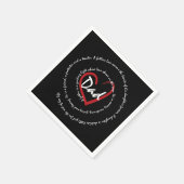 パパと父親 スタンダードカクテルナプキン (角)