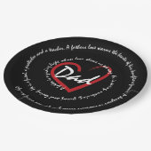 パパと父親 ペーパープレート (アングル)