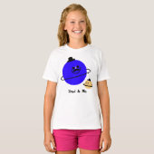 パパと私の宇宙キッズTシャツ Tシャツ (正面フル)