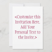 「パパと私」小さな女の子招待状または招待状 招待状 (裏面)