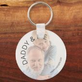 パパと私 | Happy Faters Day |写真 キーホルダー (正面)