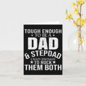 パパと義理の父の日ステップステップパパ カード (黄色い花)