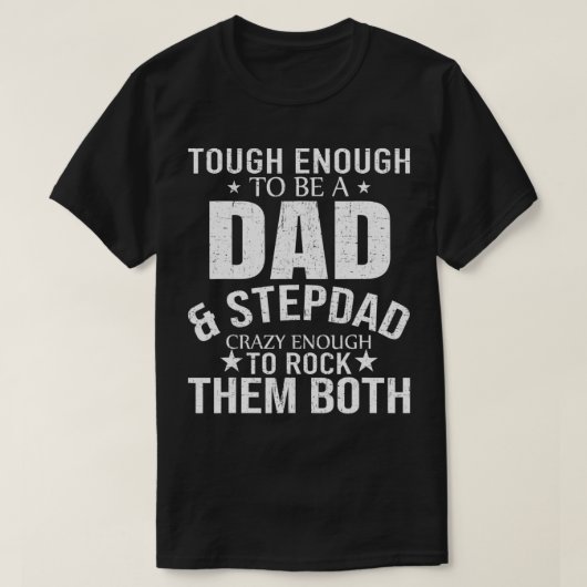パパと義理の父の日stepdadステップパパ tシャツ (デザイン正面)
