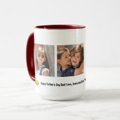 パパとMe 2フォトカスタム写真マグ マグカップ (正面左)