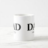 パパになった年を記念 コーヒーマグカップ (中央)