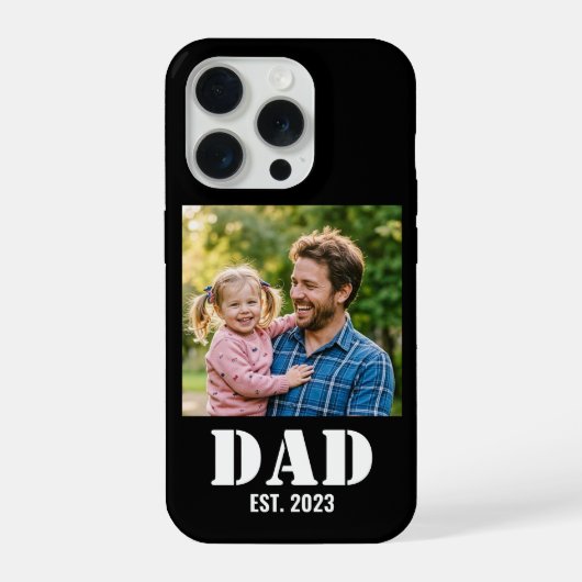パパになった年フォトギフト iPhoneケース (裏面)