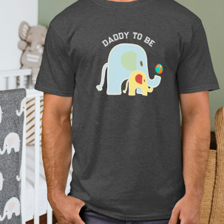 パパになるゾウとビーチボール Tシャツ
