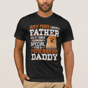 パパになるポメラニア犬 Tシャツ