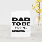 パパになるローディング 黒 カード (黄色い花)